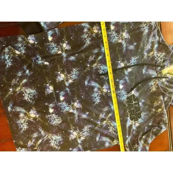 Disney Star Wars Rule The Galaxy Cosmic Print Hoodie Size M - Picture 7 of 7